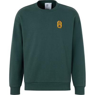 阿迪达斯男士落肩针织宽松卫衣