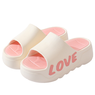 高跟厚底拖鞋女夏季室内家居韩版时尚百搭凉拖鞋浴室防滑软底外穿