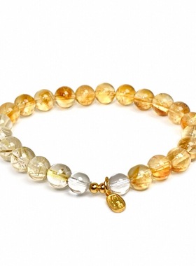 男女同款黄塔晶金发晶招财纳福