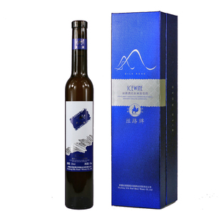 新疆丝路酒庄白冰葡萄酒12度全汁酿造375ml单支精美礼盒冰酒甜白