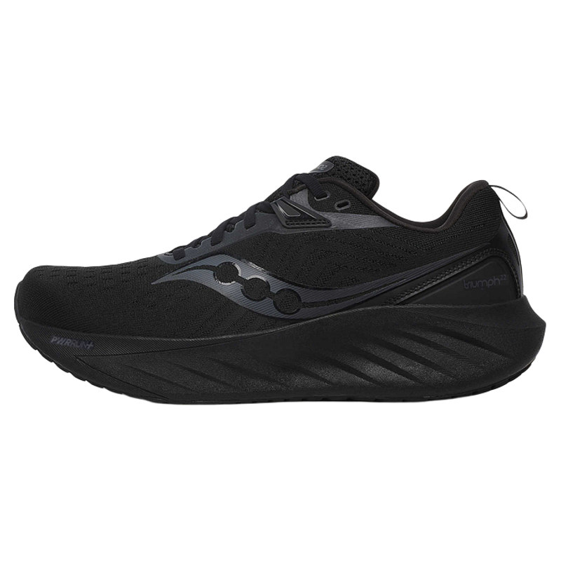 Saucony索康尼TRIUMPH胜利23黑色男女缓震稳定跑鞋运动鞋胜利22