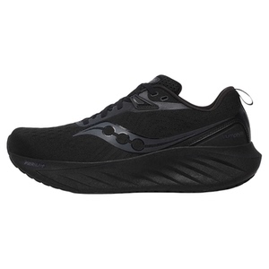 Saucony索康尼TRIUMPH胜利23黑色男女缓震稳定跑鞋运动鞋胜利22