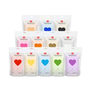 罗弗超轻粘土24色橡皮泥儿童益智手工彩泥黏土100g材料大包装