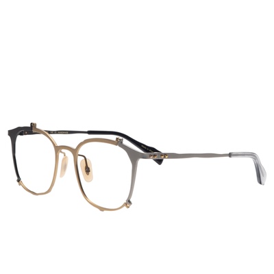 男女款方框纯钛小众撞色杨镜框