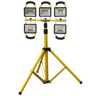 充电照明灯红蓝警示灯工地抢修防汛移动伸缩升降支架灯广场应急灯