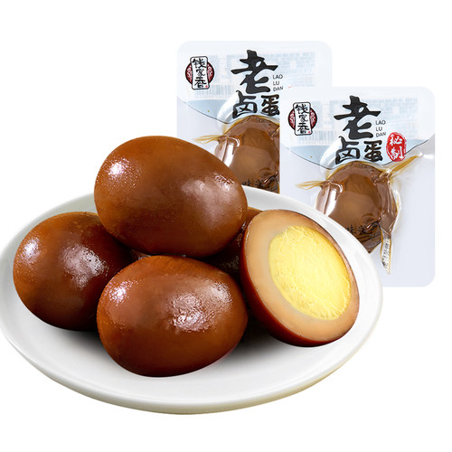 钱家香老卤鸡蛋即食卤味鸡蛋五香卤蛋散装熟食小吃解馋休闲小零食
