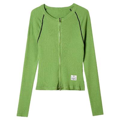 开衫上衣外穿长袖毛衣