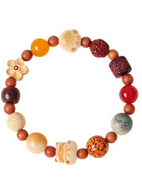 天然菩提根多宝多财多福萌爪手串