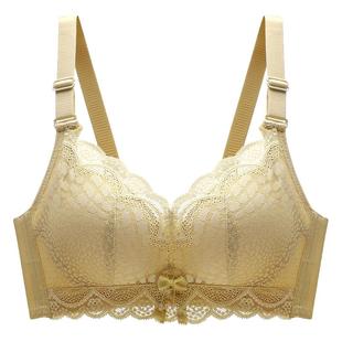 文胸无钢圈厚款小胸平胸专用加厚5cm馒头杯聚拢上托内衣女胸罩