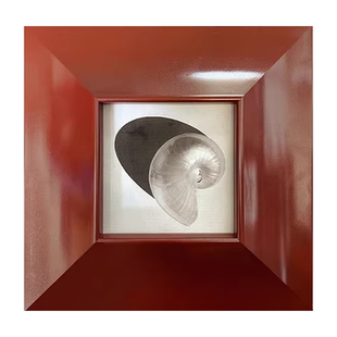 时间的旋螺中古风现代抽象艺术挂画高级擦寂风装饰画客厅书房壁画