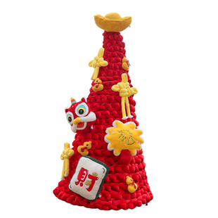 新年氛围布置装饰马年跨年幼儿园教室迎新联欢会拍照过年道具场景