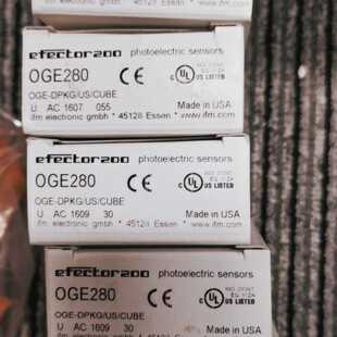 议价IFM易福门OGE280现货0ge280