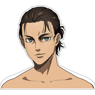 卡漫嘉园环保ABS板进击的巨人三笠兵长艾伦动漫周边人形衣架