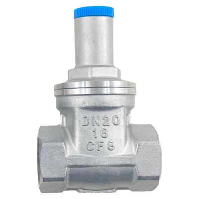 南塘不锈钢丝扣表前三角锁闭闸阀