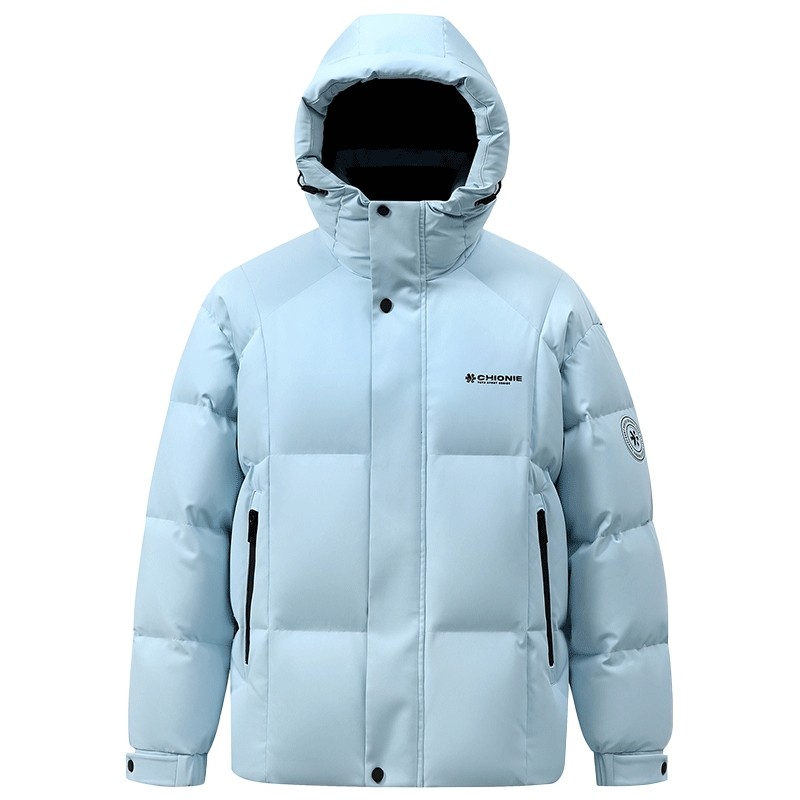 【小雪花系列】鸭鸭冬季羽绒服女时尚户外滑雪连帽加厚情侣外套