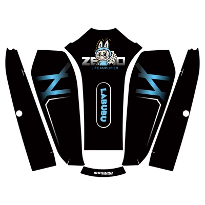 适用极核ae4max/AE7彩绘装甲贴纸