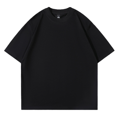 美式复古重磅纯棉短袖T恤男女款