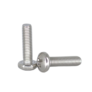 东明304不锈钢圆头GB818十字盘头机螺钉M1M1.2M1.4M2M2.5M3M4-M12