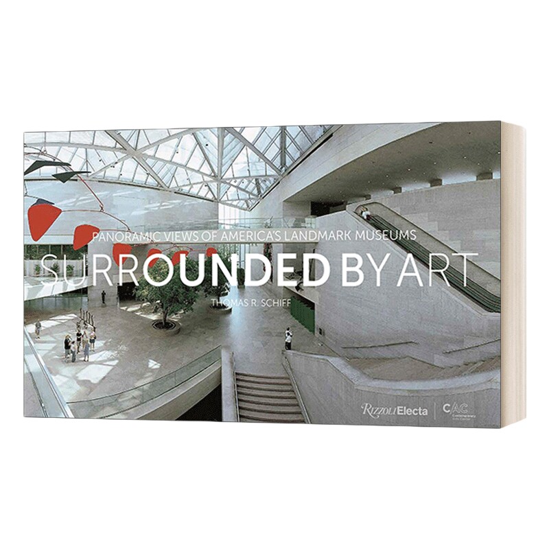 英文原版 Surrounded by Art 被艺术包围 美国地标博物馆的全景 摄影图册 精装 英文版 进口英语原版书籍