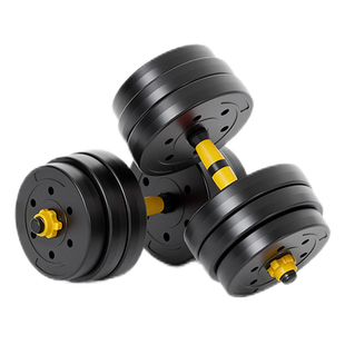 哑铃男士健身家用可调节重量10kg20公斤一对男生宿舍杠铃壶铃套装