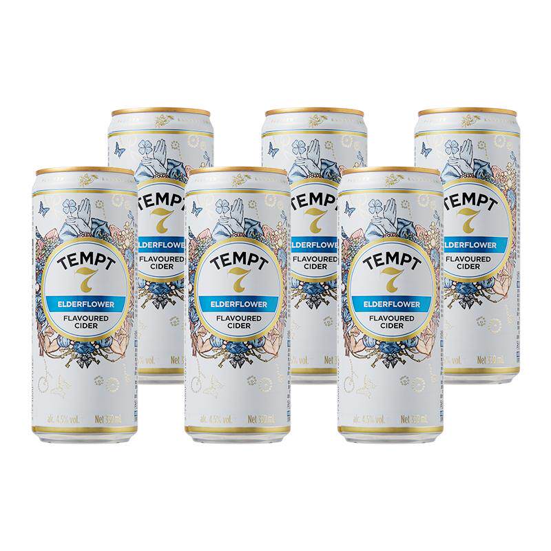 TEMPT诱惑7号接骨木水果酒易拉罐
