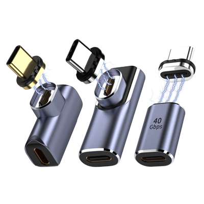 Type-c磁吸转接头100W40Gbps