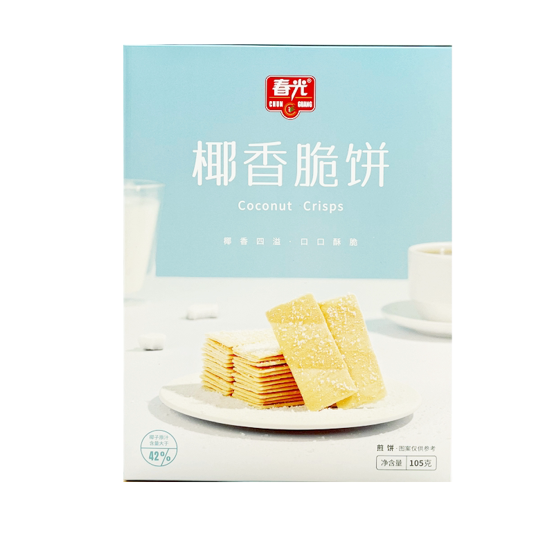 春光海南特产椰香薄脆饼干