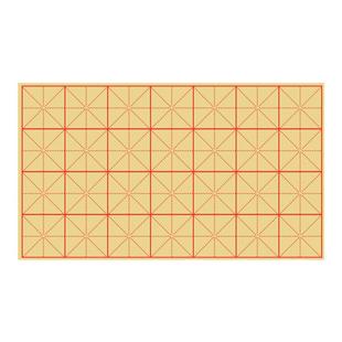 毛边纸米字格宣纸书法专用纸练字书法毛笔字练习纸元书纸半生半熟纸初学者带格子学习书法练习用纸文具