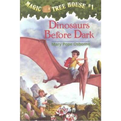 现货 神奇树屋 英文原版插图本 Magic tree house #1: Dinosaurs Before Dark 美国中小学课外阅读故事章节桥梁小说图书籍