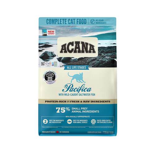 【自营】ACANA/爱肯拿成猫养发护肤鱼肉无谷海洋盛宴全猫粮1.8kg