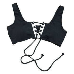 夜店性感女装歌手gogo演出服交叉绑带露胸包臀超短裙摄影写真套装