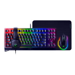 Razer雷蛇黑寡妇V3竞技版机械键盘巴塞V3电竞鼠标幻彩RGB游戏套装