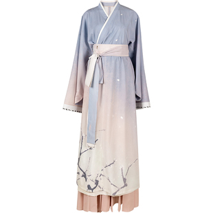 诗意花朵新中式舞蹈服女书古典舞蹈演出服表演服古典舞外披练功女