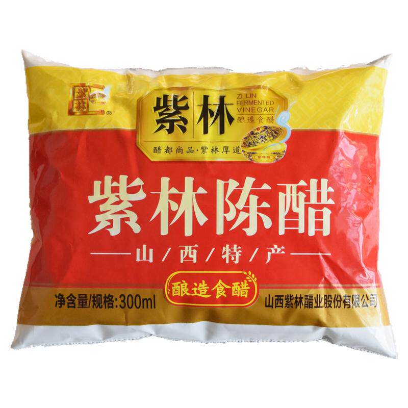 正宗山西紫林陈醋300ml*6袋家用