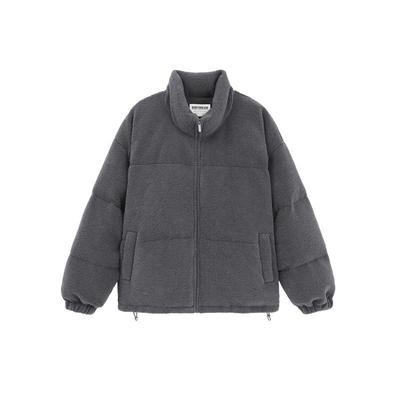 BODYDREAM秋冬新款宽松立领羽绒服男士宽松加厚保暖羊羔绒外套