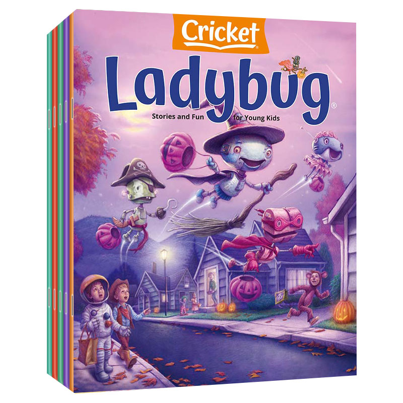 【任选5本直减】【点读版/送音频/送家长阅读指南】LADYBUG儿童杂志2021/22年月刊 3-6岁幼儿故事阅读英语杂志期刊