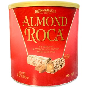 大桶的快乐 美国乐家杏仁糖巧克力糖果大罐装喜糖婚礼伴礼嘎嘣脆