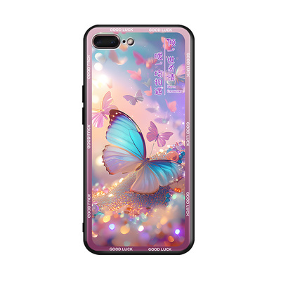 luckrider适用于iphone8plus手机壳萍果7p唯美pg75.5寸梦幻A1661好看8pus新款平果ipone8pius硅胶iphone7plas
