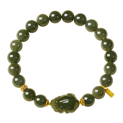 宫里上新正品天然和田玉手链