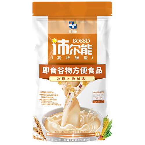邦世迪沛可匀浆膳沛尔能高纤维型同款流食饱腹谷物糖友营养代餐