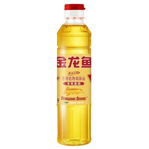 金龙鱼调和油黄金比例食用植物调和油400ML非转食用油便携一人食