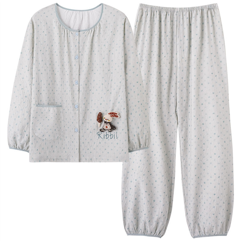 浪莎睡衣女款纯棉可外穿家居服