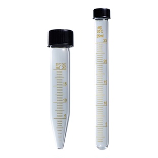 三爱思螺口尖底离心管圆底螺口大小试管高硼硅透明带刻度厚料易清洗可定制物理化学实验室器玻璃仪器厂家