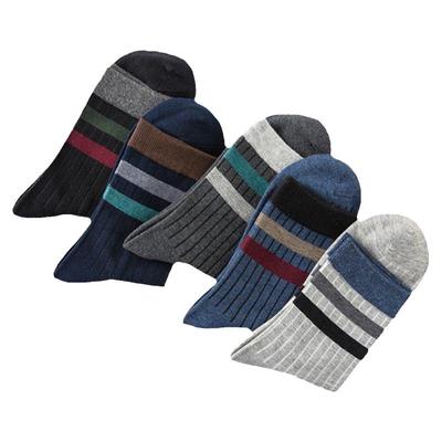 纯棉袜休闲简约风高腰批发男袜