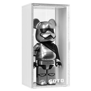 GOTO 1000%暴力熊潮玩收纳盒手办收纳鞋盒潮玩声控灯光手办展示盒