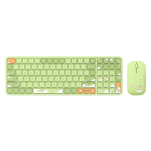 BOW 无线蓝牙键盘鼠标套装打字手感好静音键鼠笔记本电脑办公专用