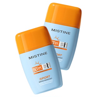 Mistine防晒霜乳摇摇乐军训面部户外防水防汗女蜜丝婷泰版小黄帽