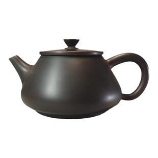 广西钦州坭兴陶原矿纯手工茶壶素身泡茶壶非紫砂建水陶手拉坯石瓢