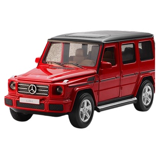 CCA汽车模型仿真合金儿童红色玩具车模型奔驰大G350d吉普儿童玩具