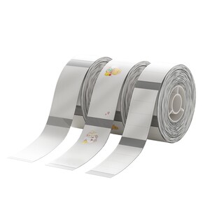 精臣B18/N1透明热转印标签机打印纸不干胶背胶防水耐高低温PET条码纸化妆品价签耐摩擦名字贴纸高透标签纸